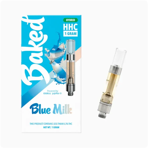 Baked Cartuchos HHC 1g Blue Milk Híbrida