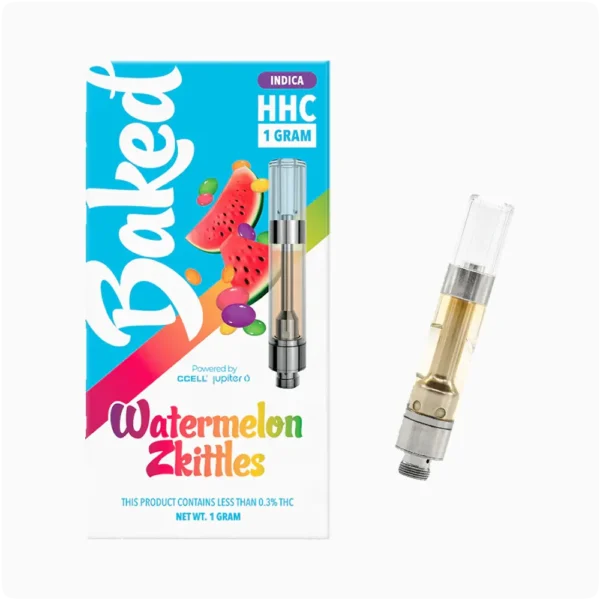 Baked Cartuchos HHC 1g Watermelon Zkittles Indica