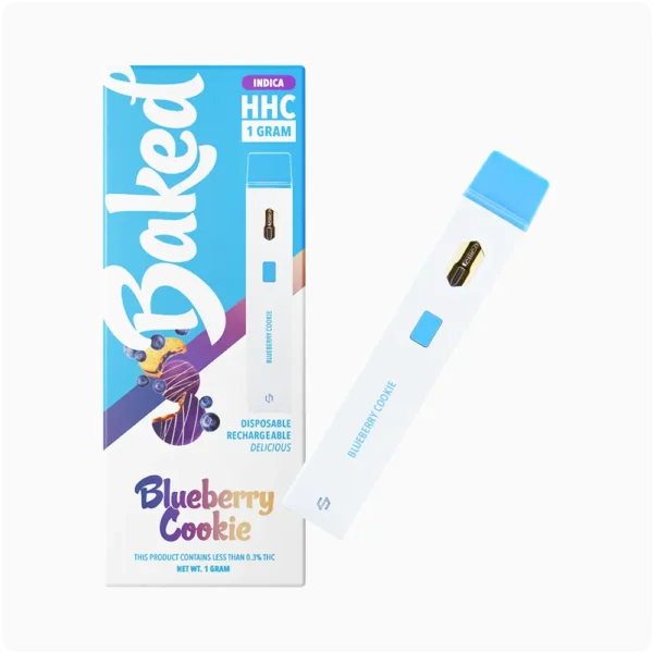 Baked Desechable HHC 1g Blueberry Cookie Indica