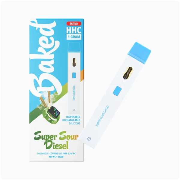 Baked Desechable HHC 1g Super Sour Diesel Sativa