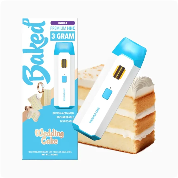 Baked Desechables HHC 3g Wedding Cake Indica