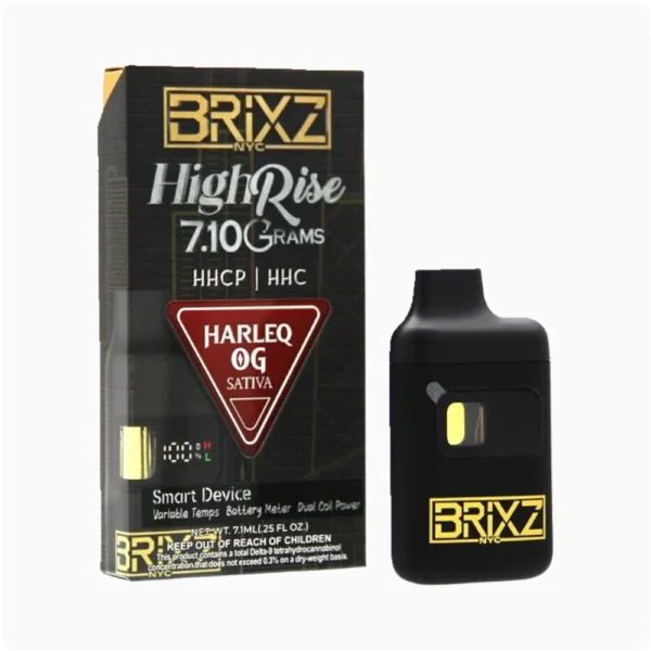 Brixz High Rise Desechable 7.1g HHC Harleq OG Sativa