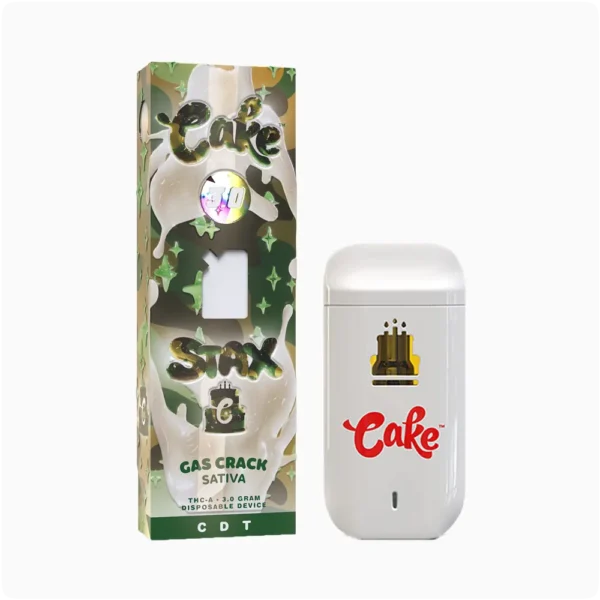 Cake Stax Desechable 3g THCA Gas Crack Sativa
