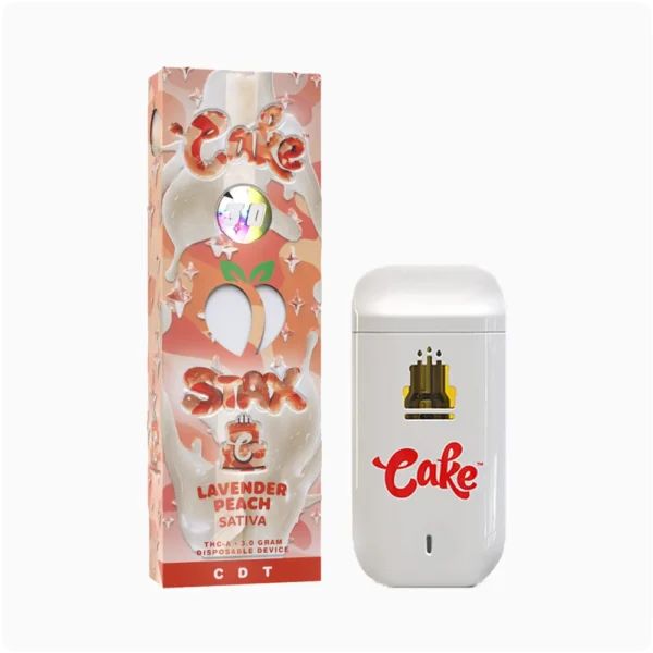Cake Stax Desechable 3g THCA Lavender Peach Sativa