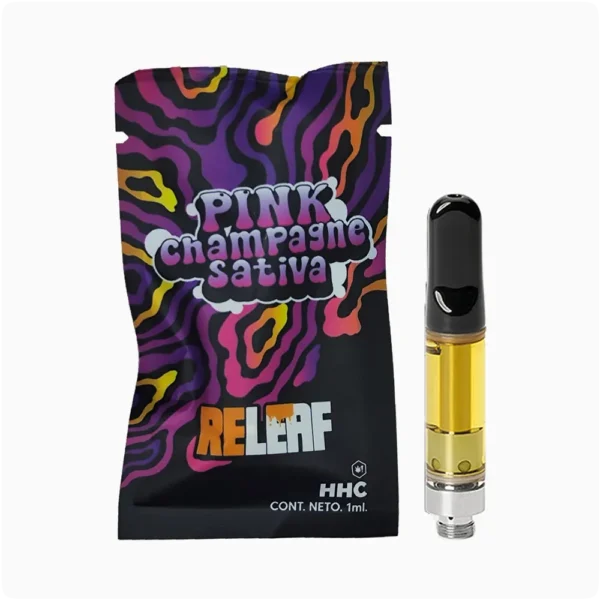 Releaf Cartucho 1g HHC pink champagne sativa