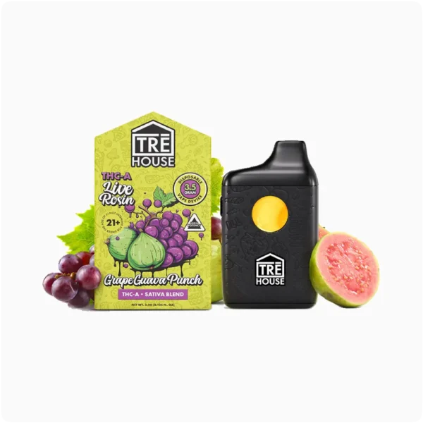 Te House Desechable 3.5g THCA Grape Guava Punch Sativa