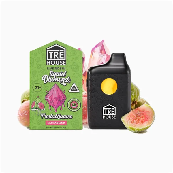 Te House Desechable Liquid Diamonds 3.5g Frosted Guava Sativa