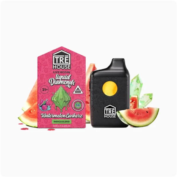 Te House Desechable Liquid Diamonds 3.5g Watermelon Gusherz Indica